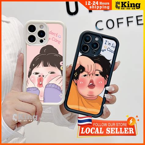 สาวนารกตลกครกกรณออนสำหรบ เคส สำหรบ Infinix Hot i Smart SPARK SPARK C Spark Go