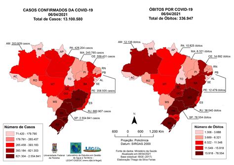 A Pandemia Em Mapas Covid No Brasil Universidade Federal Da