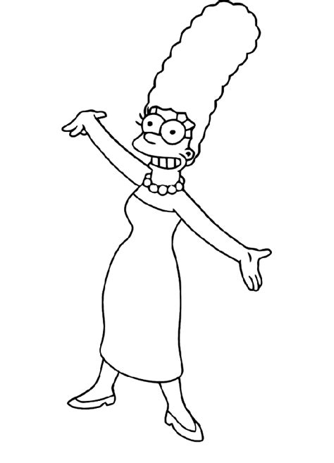 Desenho De Marge Dos Simpsons Para Colorir E Imprimir The Best Porn