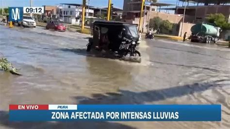 Piura Calles Inundadas Tras Intensas Lluvias Canal N