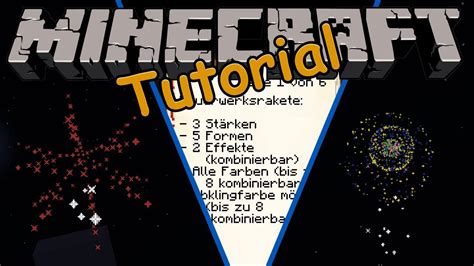 Sylvester Naht Feuerwerk In Minecraft Minecraft Tutorial