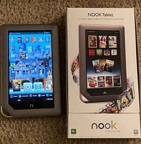 Barnes And Noble Nook Tablet 8gb Wi Fi 7in Silver For Sale Online Ebay