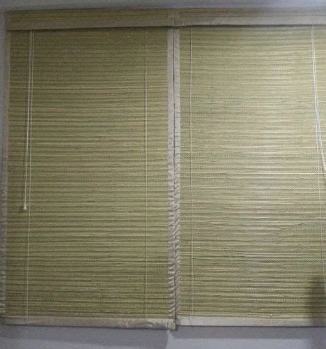 Light Brown Stripped Indoor Bamboo Chick Blind Type Roller Blinds 10