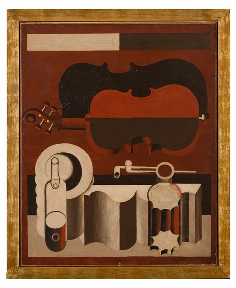 Peintures Nature Morte Au Violon Rouge Fondation Le Corbusier