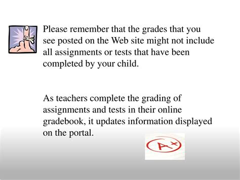 Ppt Gradebook Parent Portal Powerpoint Presentation Free Download