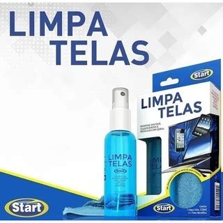 Kit Limpa Telas Start 120ML Pano Microfibra 22x25CM Shopee Brasil