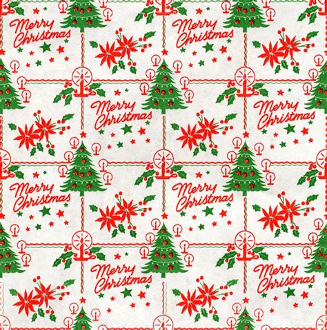 Vintage Christmas Wrapping Paper