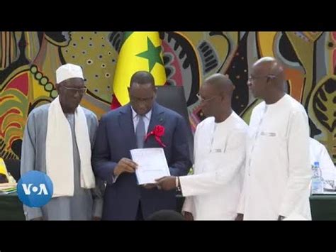 Lancement du dialogue national par Macky Sall au Sénégal YouTube