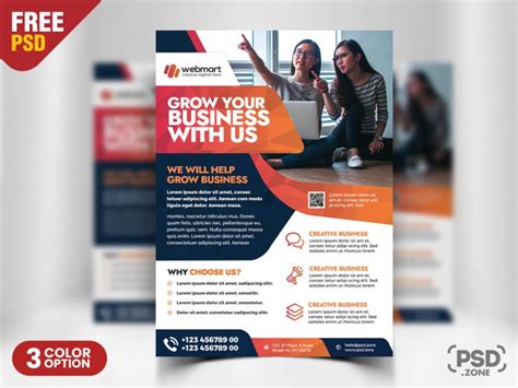 Free Corporate Flyer PSD PSDFlyer