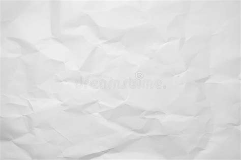 Textura De Papel Branco Amassado Plano De Fundo Limpo Papel Branco