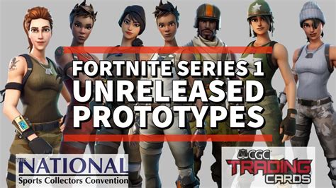 Fortnite Series 1 Unreleased Prototypes Graded At The National With Cgc