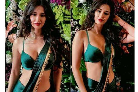 Pic Talk Disha Patani Explodes In A Saree