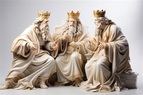 Tres Reyes Magos Figura Impresa En D Reyes Magos Caspar Melchor Y