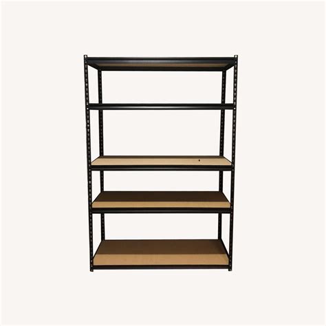 Muscle Rack 5 Tier Heavy Duty Steel Shelving Unit AptDeco