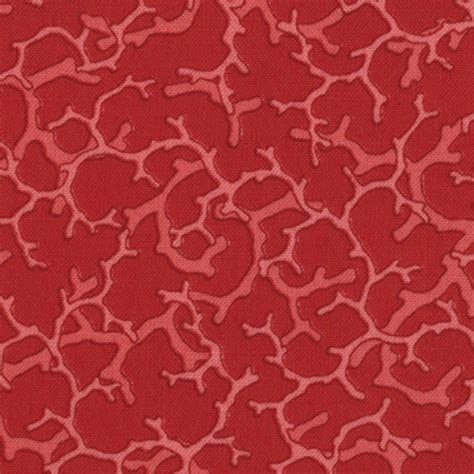 Beacon Cove Coral In Red Coral Swirl Swirls Novelty Beach Cotton Quilt