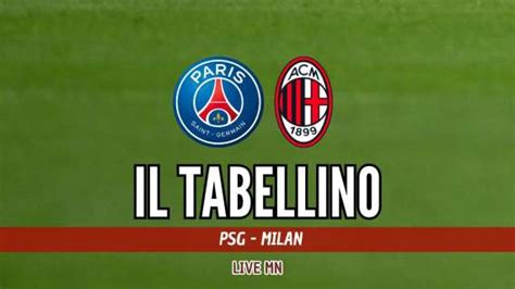 Champions League Psg Milan 3 0 Il Tabellino Del Match