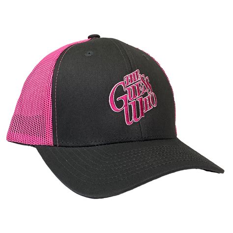 The Guess Who "Text Logo" Snapback Hat in Grey and Pink – Control Industry