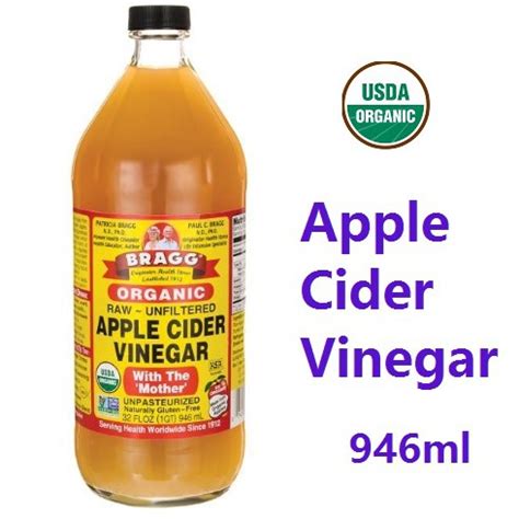 Bragg Organic Raw Unfiltered Apple Cider Vinegar 473ml Shopee Singapore