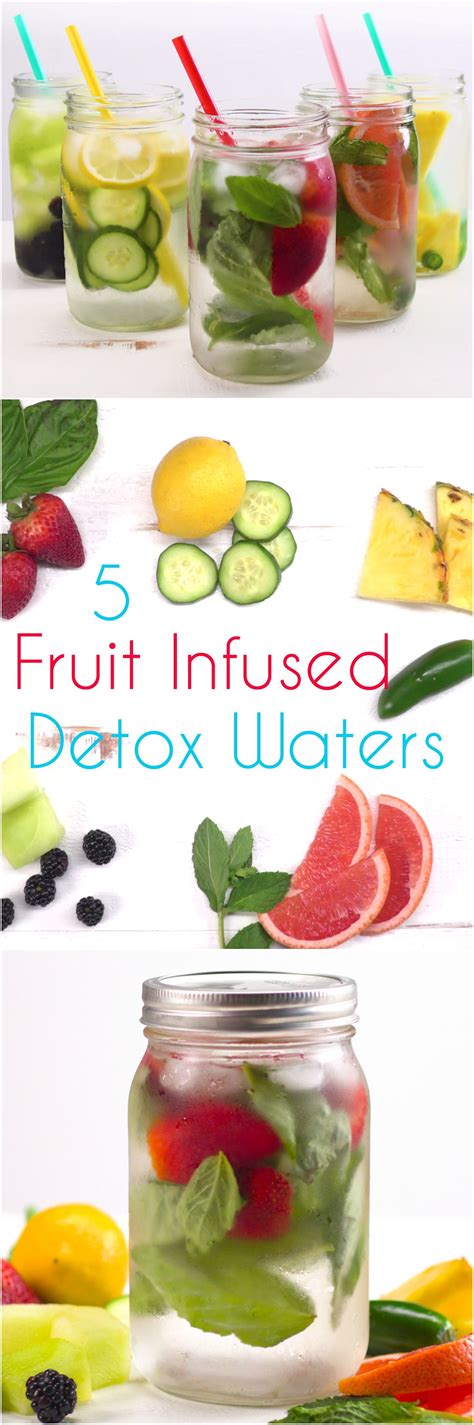 Fruit Infused Detox Water Recipe 5 Ways Recipe Healthy Drinks Recipes Water Recipes