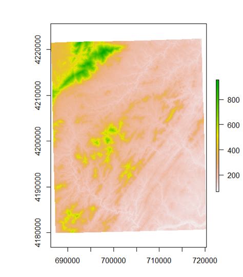 Qgis Obtain All Elevations Points From A Raster DEM Geographic