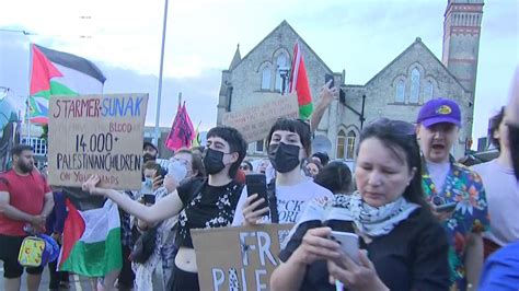 Pro-Palestine protest disrupts debate