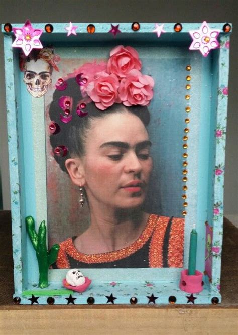 MeryCaobs Frida Nicho Dia De Muertos Cuadros