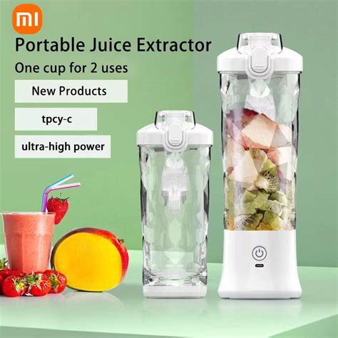 Xiaomi MIJIA Juicer Cup 600ML Juice Blender Wireless Portable Charging