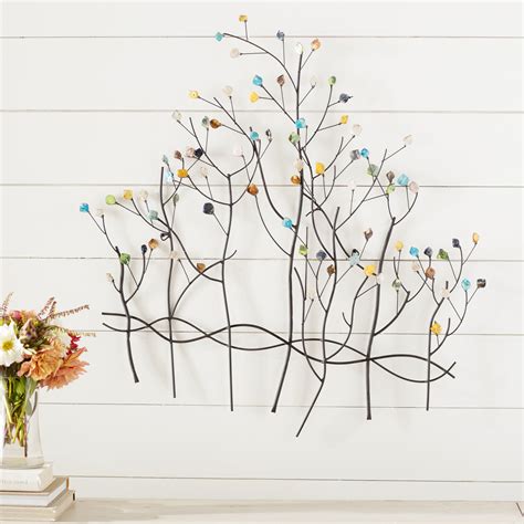 20 Inspirations Windswept Tree Wall Decor By World Menagerie