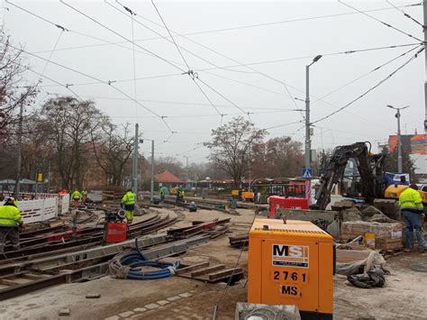 Ko Czy Si Remont Torowiska Na P Tli W Le Nicy Grudnia Tramwaje Wr