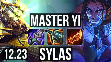 MASTER YI Vs SYLAS JNG Quadra 400 Games KR Master 12 23 YouTube