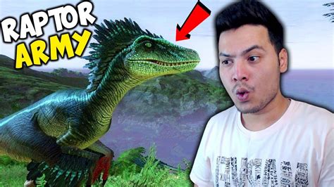 I Tamed Raptor Army Ark Survival Evolved PART 8 HINDI 2021 YouTube