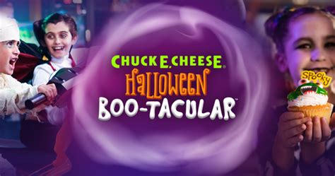 Chuck E Cheese Halloween Boo Tacular Is Back The Freebie Guy