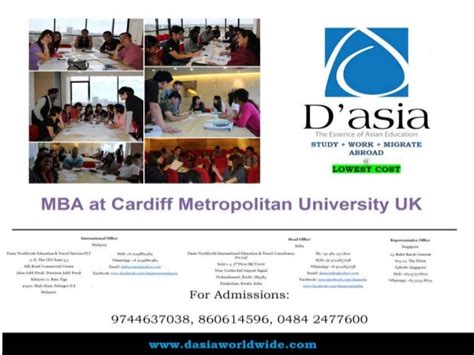 Mba At Cardiff Metropolitan University Uk