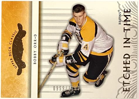 Bobby Orr 2003 04 Upper Deck Classic Portraits Boston Bruins Hockey