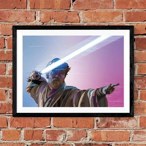 2022 Star Wars Obi Wan Kenobi A Limited Series Poster Canvas Kaiteez