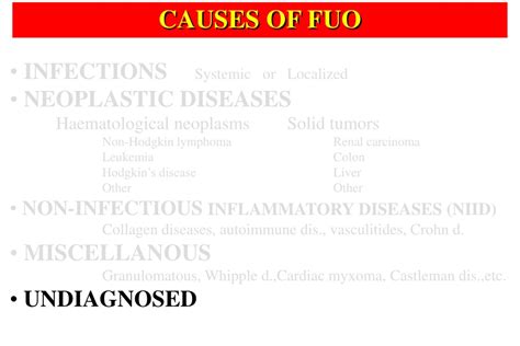 PPT - FEVER OF UNKNOWN ORIGIN FUO PowerPoint Presentation, free