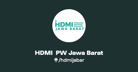 HDMI PW Jawa Barat Instagram Facebook TikTok Linktree