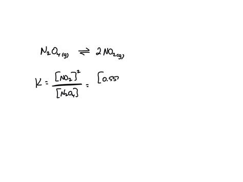 Solved Determine The Value Of The Equilibrium Constant Keq For This