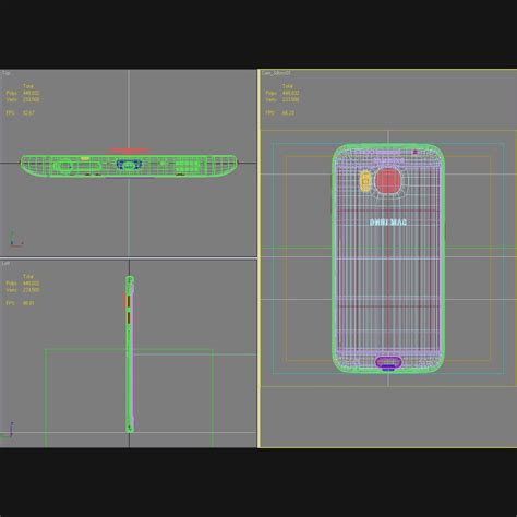 Samsung Galaxy S6 Edge Verde Esmeralda Modelo 3d 49 Max Stl Obj Fbx C4d 3ds Free3d
