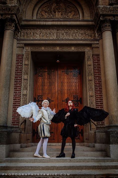 Crowley And Aziraphale Cosplay From Good Omens Media Chomp