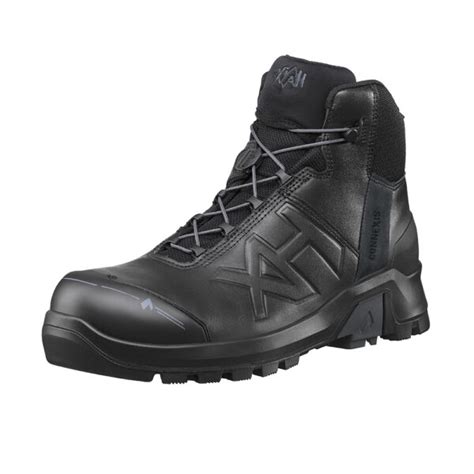 HAIXCONNEXIS Safety GTX LTR mid blackSicherheits Schnürstiefel