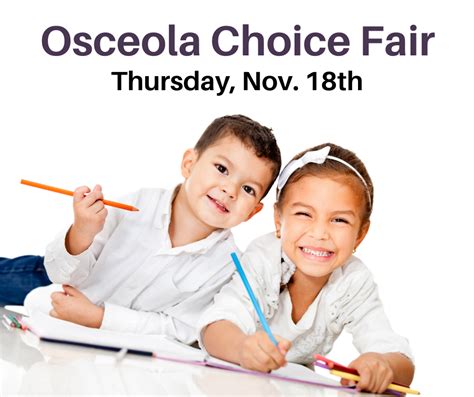 Join Us! Osceola Choice Fair- Nov. 18th