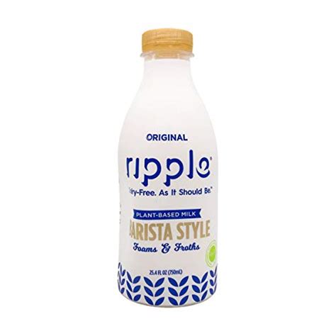 Ripple Barista Style Vegan Milk Foams And Froths Just Like Dairy