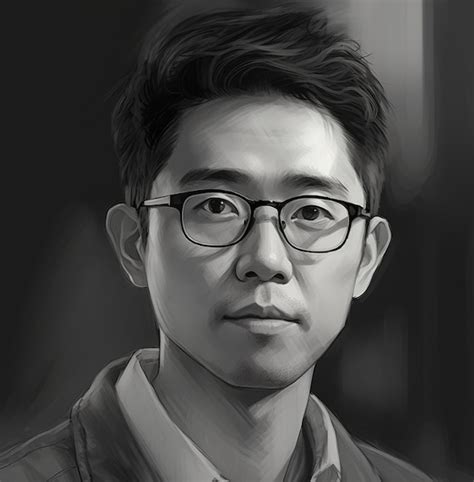 Premium Ai Image A Drawing Of A Man With Glasses