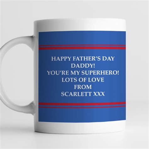 Super Dad Personalised Mug The T Experience