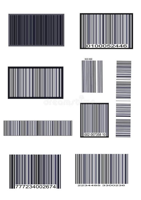 Various Barcodes Stock Vector Illustration Of Illustration