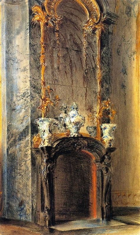 Adolph Von Menzel Realist Painter Interior Paintings Interior Art