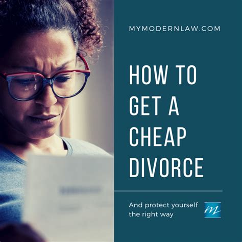 How To Get A Cheap Divorce Modern Law