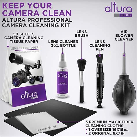 Altura Photo Professional Cleaning Kit for DSLR Cameras and Electronics Bundle with Lens and LCD ...