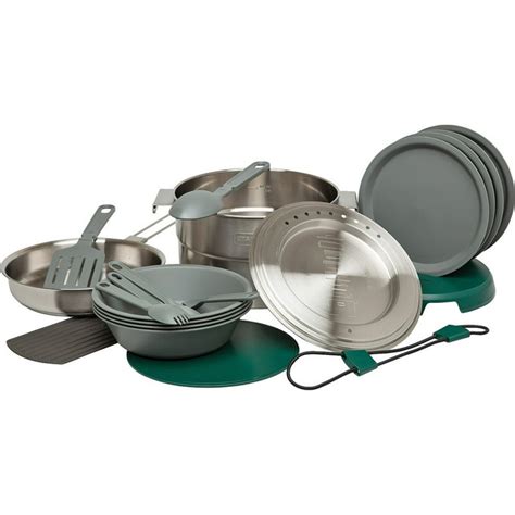 Stanley Full Kitchen Base Camp Cook Set For 4 21 Piece Nesting Set